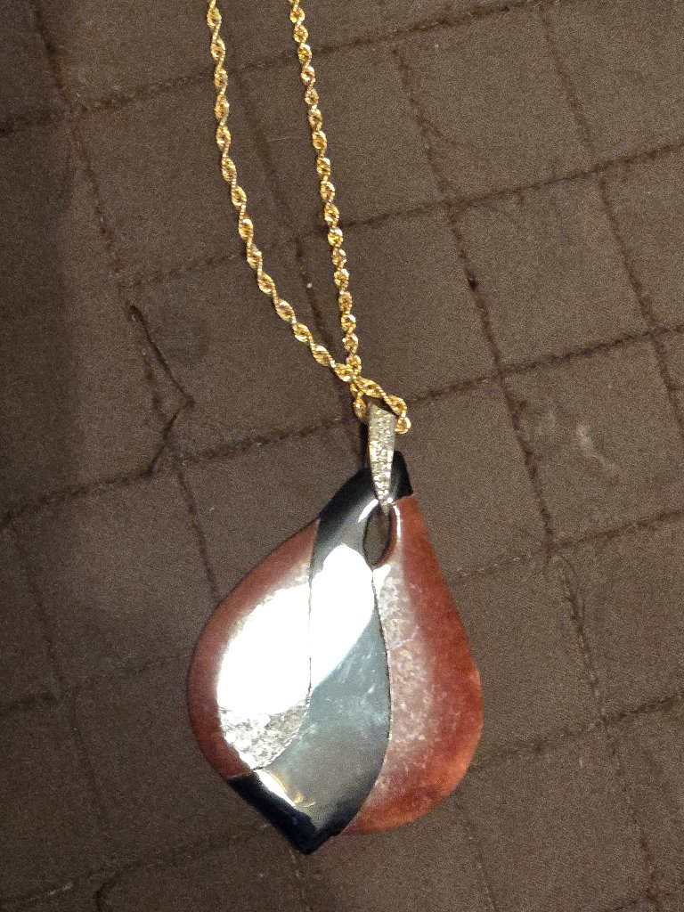 14k Gold Necklace And 14k Gold Pendant